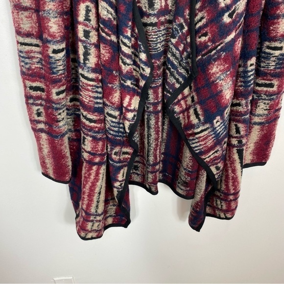 Lucky Brand Fluffy Abstract Print Cardigan - Picture 4 of 8